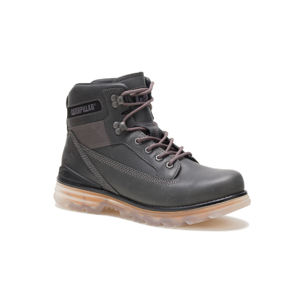 Caterpillar Boots Pakistan - Caterpillar Baseplate Mens Ankle Boots Dark Grey (289135-SDT)